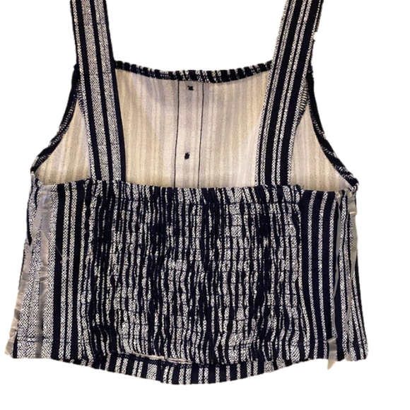 ♥️NOBO navy crop top xs - Picture 2 of 5